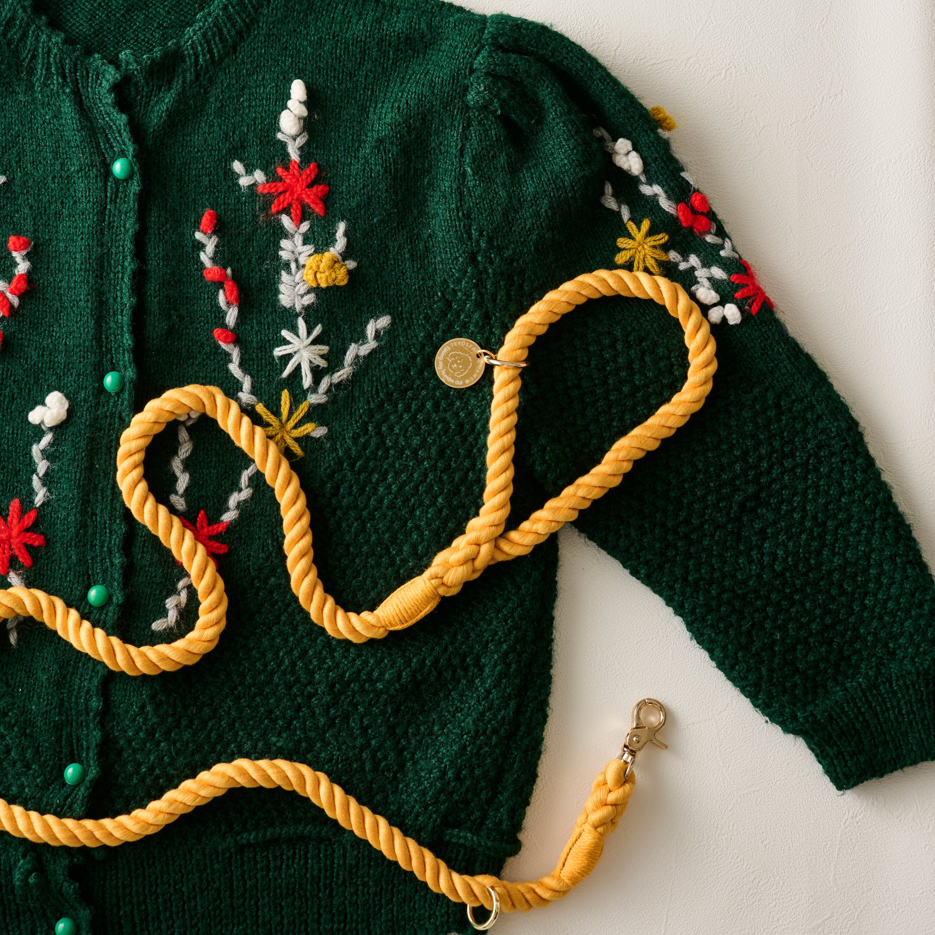 2 in 1 ロープリード|首輪一体型・スリップリードのように使える犬用リード