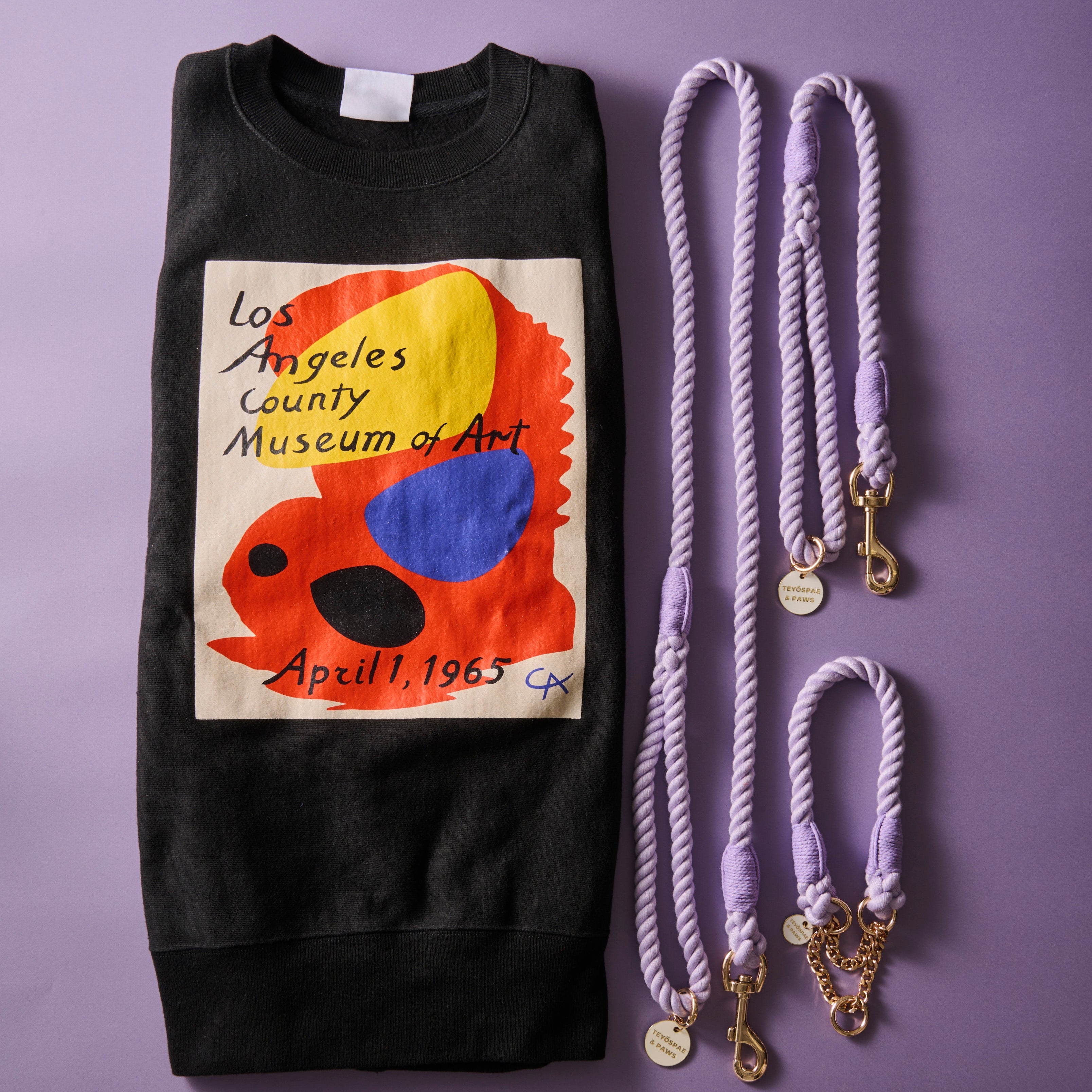 Rope Lead 120cm - SUMIRE & Gold