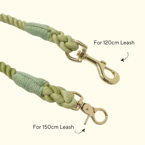 ロープリード120cm/150cm - OLIVE KHAKI/オリーブカーキ <GOLD>