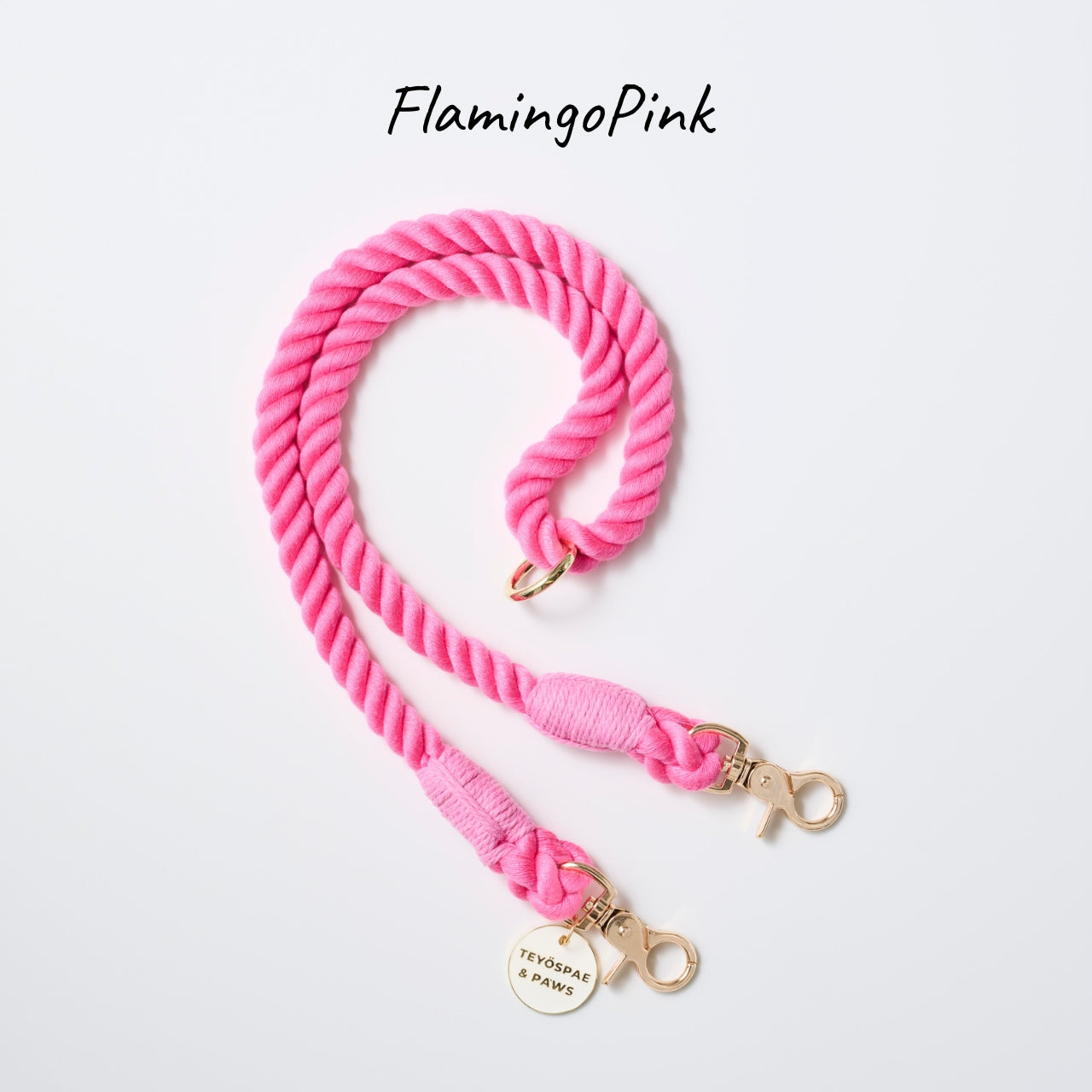 2頭引き 多頭引き リード 90cm 全4色 <GOLD>