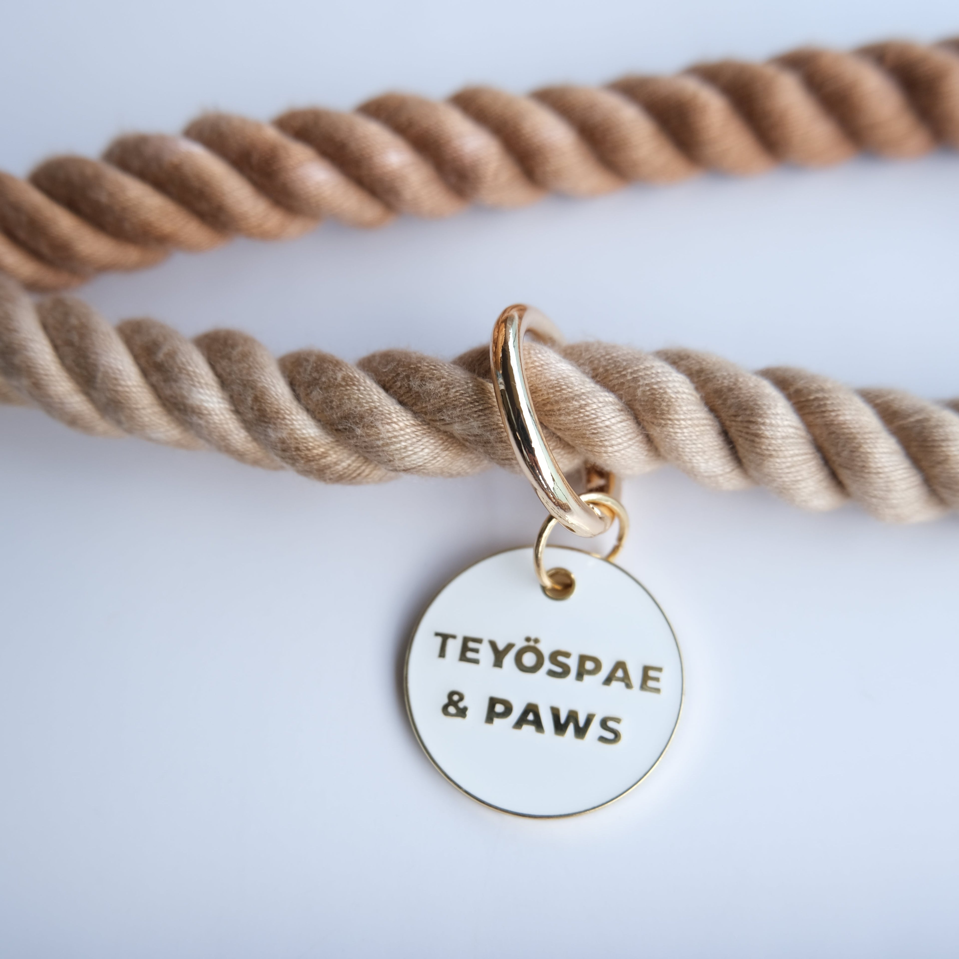 ロープリード120cm/150cm - CAFE LATTE/カフェラテ <GOLD>