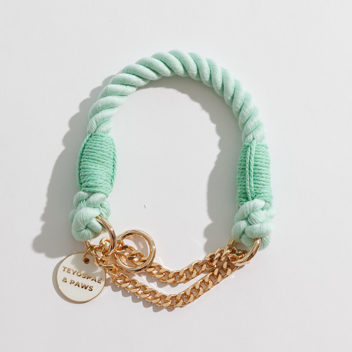 ロープハーフチョーク首輪 全16色