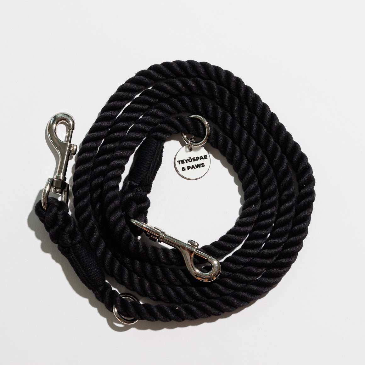 肩掛け ハンズフリーロープリード 210cm - BLACK/ブラック <SILVER>