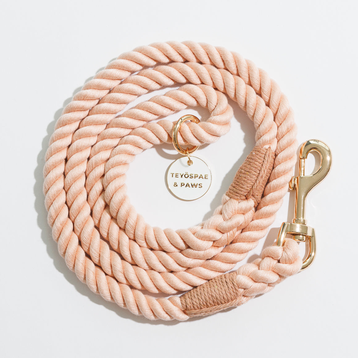 Rope Lead 120cm - SAKURA & Gold