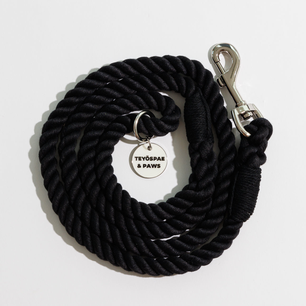Rope Lead 120cm - BLACK