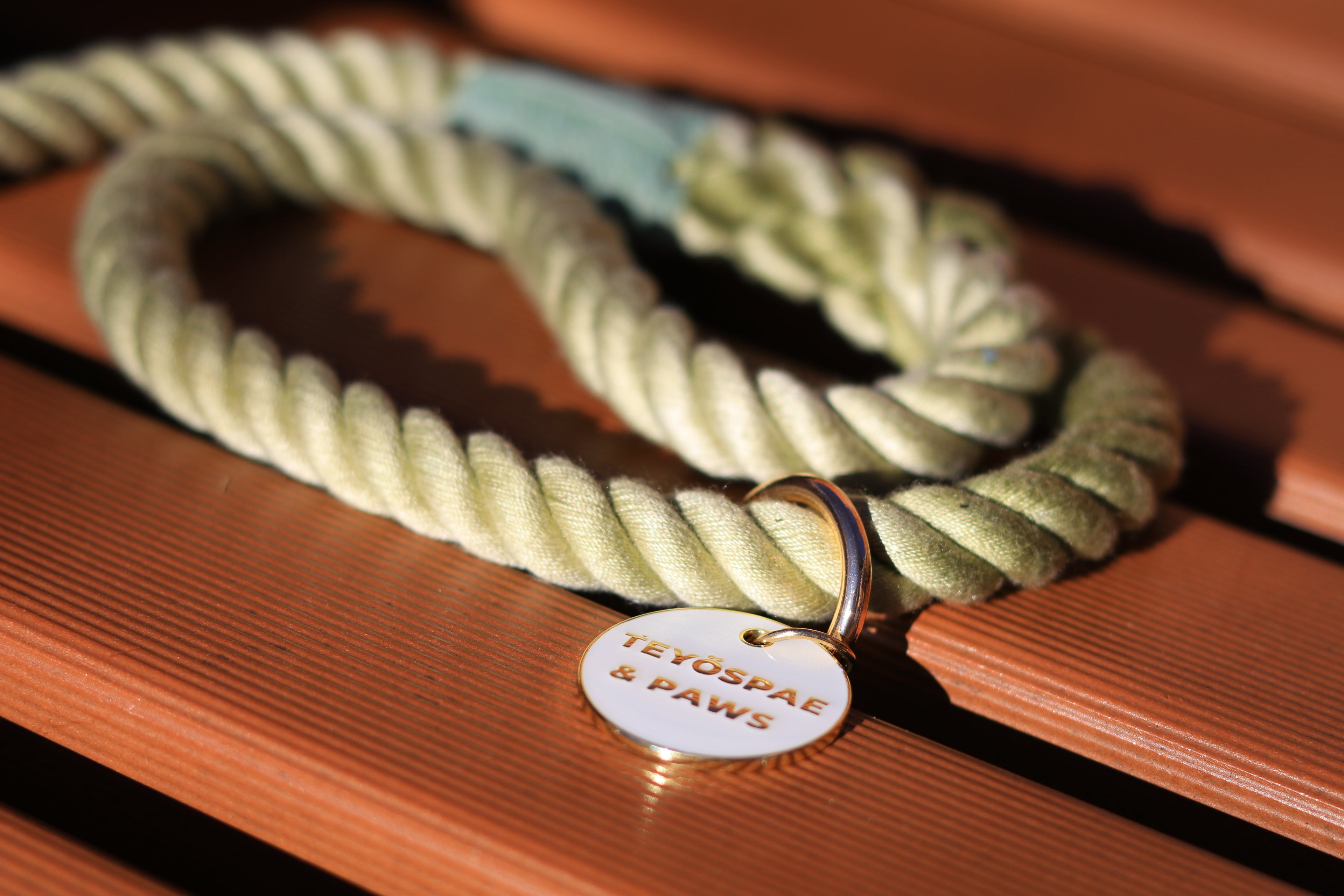 ロープリード120cm/150cm - OLIVE KHAKI/オリーブカーキ <GOLD>