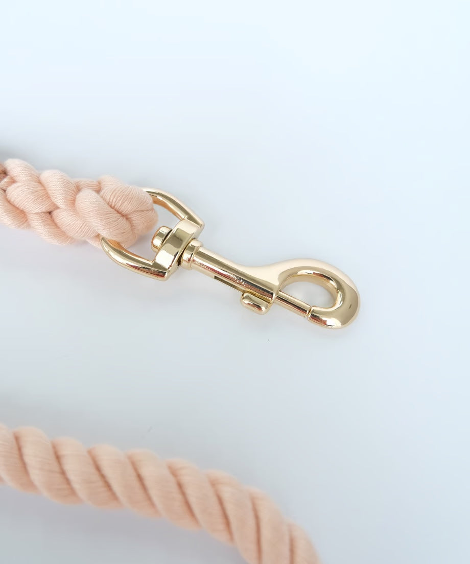 Rope Lead 120cm - SAKURA & Gold