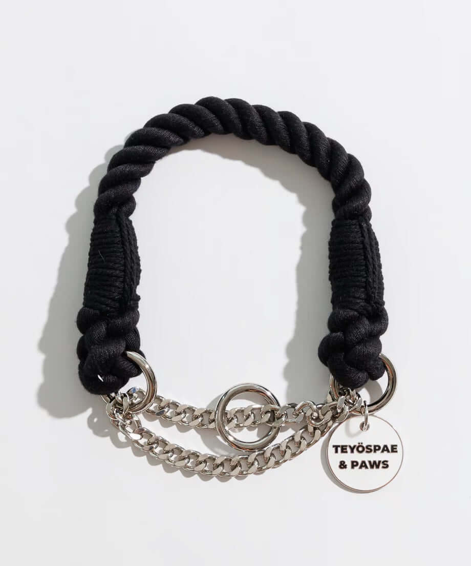ロープハーフチョーク首輪 全16色
