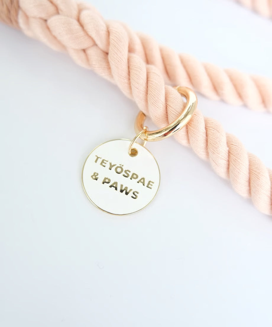 Rope Lead 120cm - SAKURA & Gold