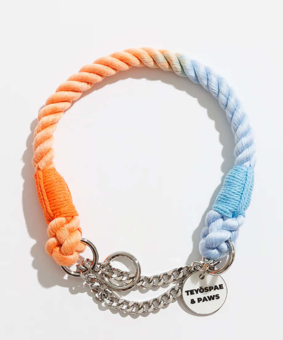 ロープハーフチョーク首輪 全16色