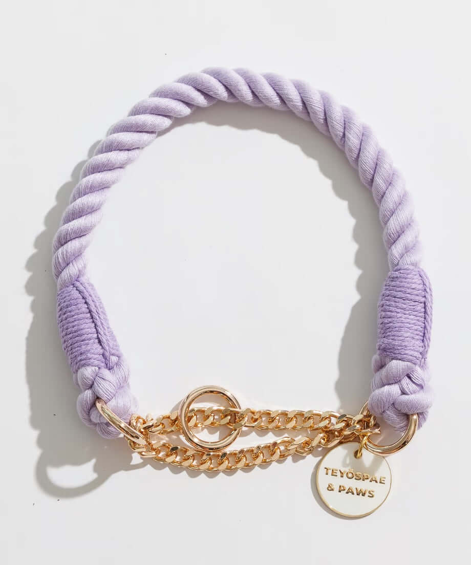 ロープハーフチョーク首輪 全16色