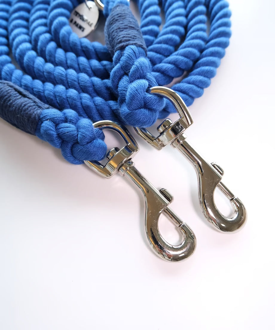 肩掛け ハンズフリーロープリード 210cm - UMI/海 <SILVER>