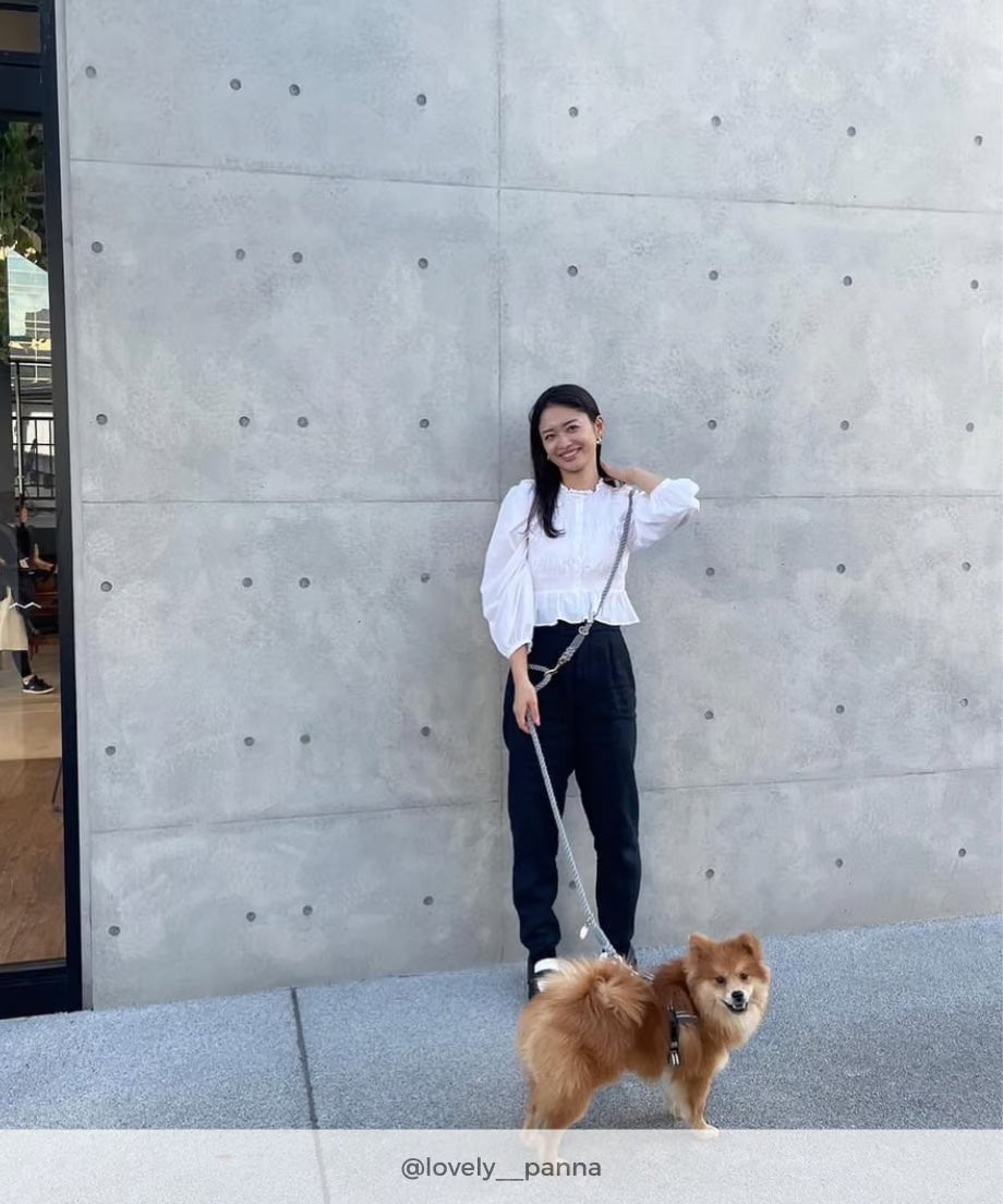 Hands-free rope lead 210cm -GRAY