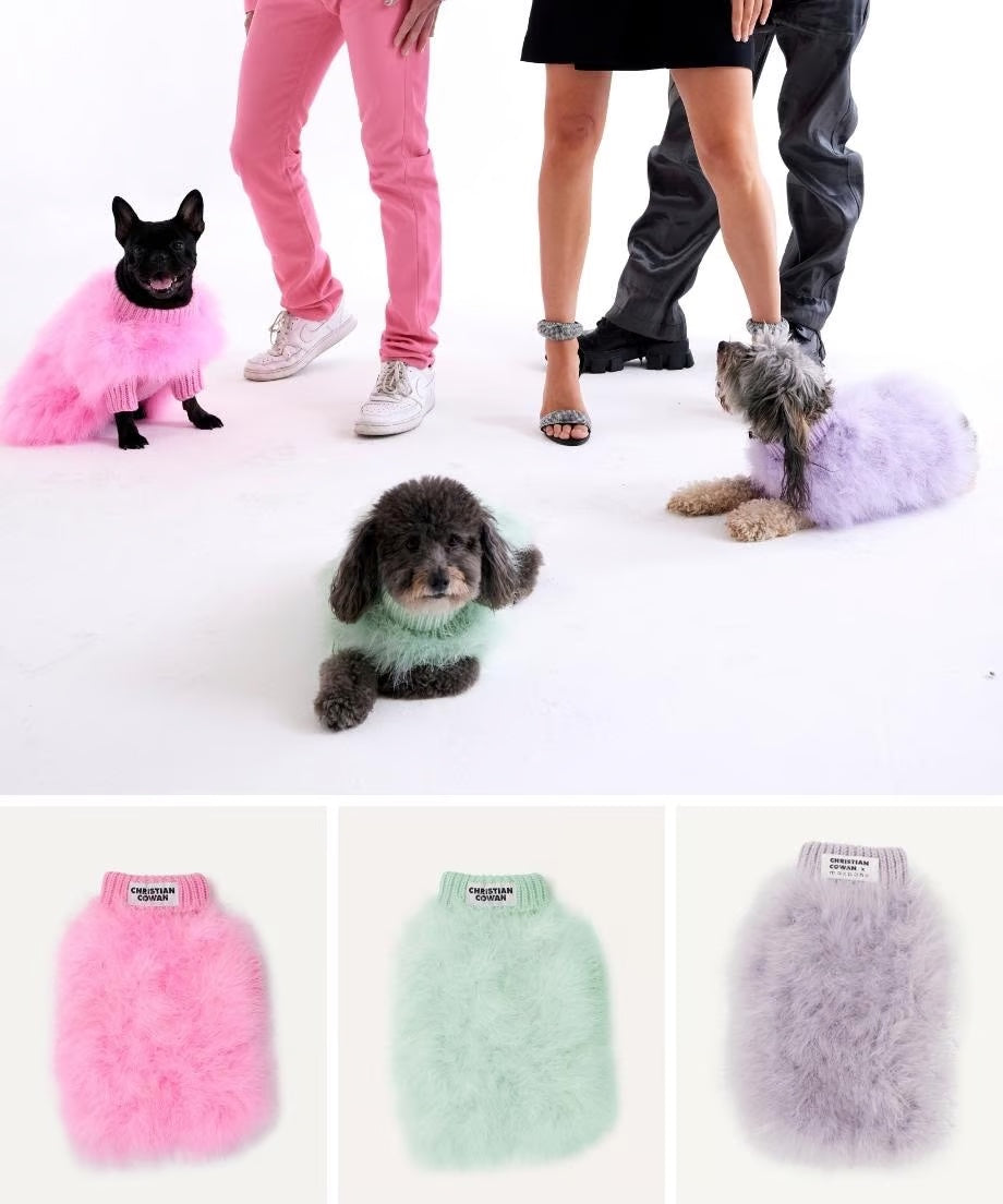 【maxbone】Christian Cowan コラボ フェザーニット 全3色