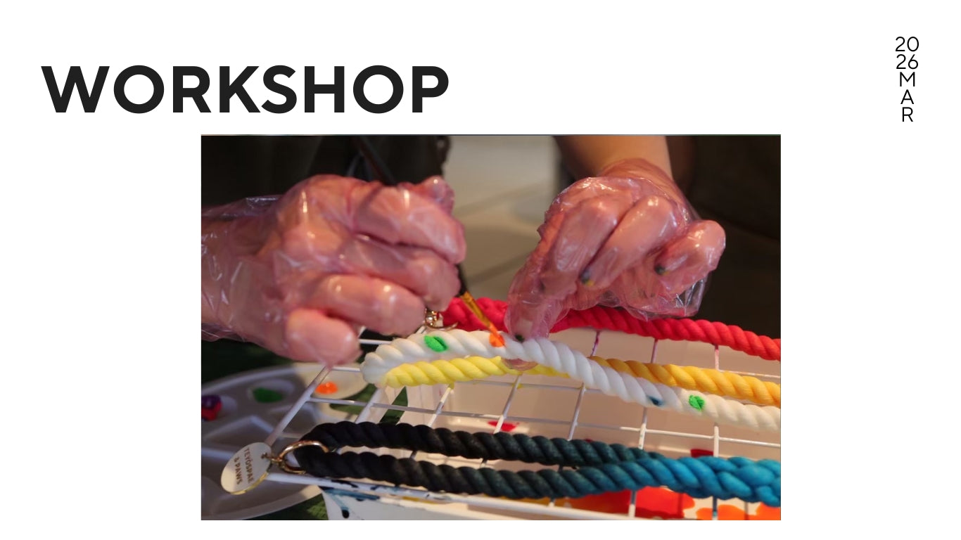 手染めロープリード Workshop 開催のお知らせ（balder coffee tama）