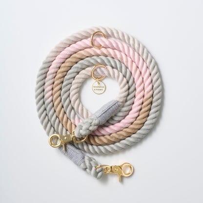 肩掛け ハンズフリーロープリード 210cm - CLAY PINK / クレイピンク &lt;GOLD&gt;