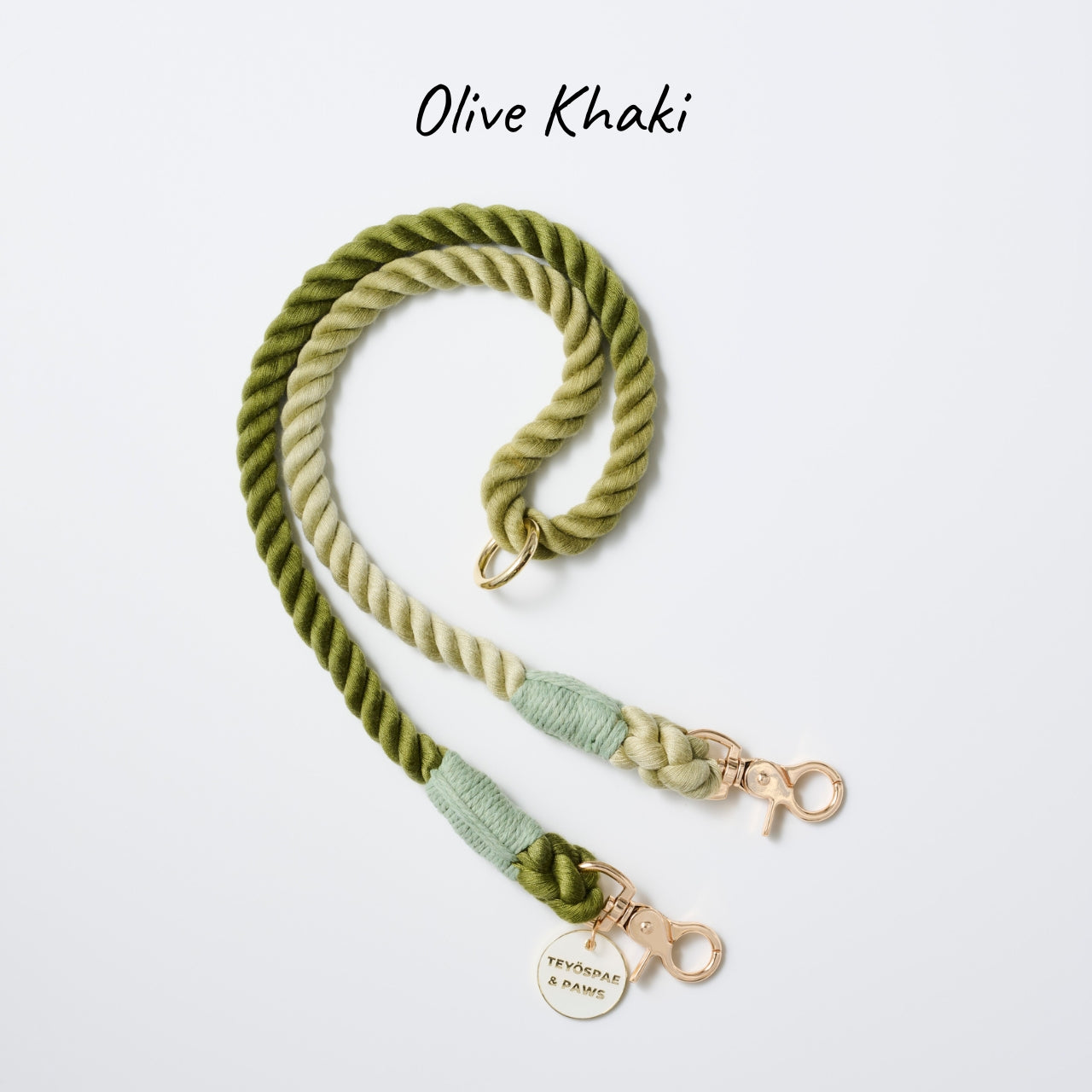 ２頭引き 多頭引き リード 90cm 全4色 <GOLD>