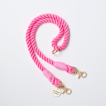 ２頭引き 多頭引き リード 90cm 全3色 &lt;GOLD&gt;