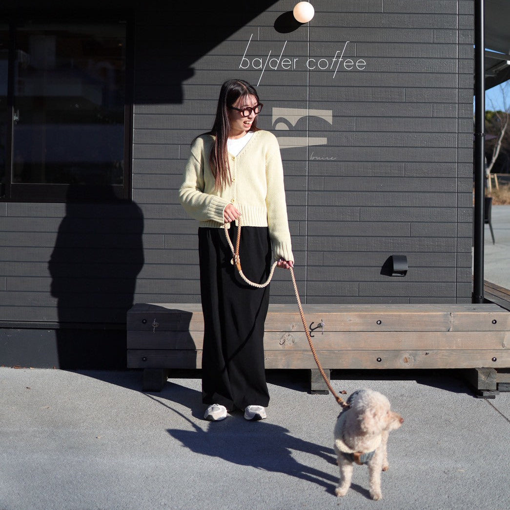 ロープリード120cm/150cm - CAFE LATTE/カフェラテ <GOLD>