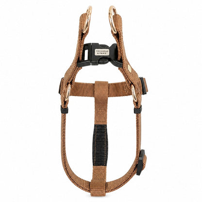 犬用ハーネス BROWN（ブラウン） Mサイズ 中型犬向け