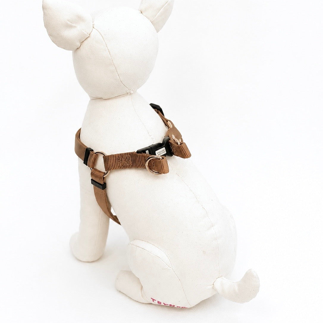 犬用ハーネス BROWN（ブラウン） Mサイズ 中型犬向け