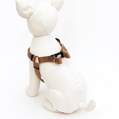 犬用ハーネス BROWN（ブラウン） Mサイズ 中型犬向け