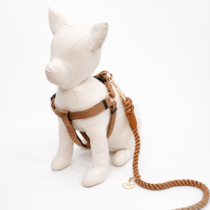 犬用ハーネス BROWN（ブラウン） Mサイズ 中型犬向け