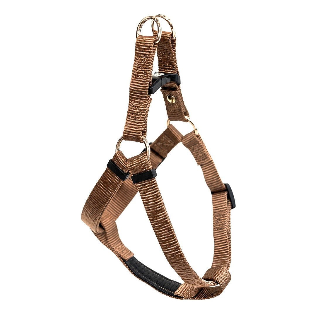 犬用ハーネス BROWN（ブラウン） Mサイズ 中型犬向け