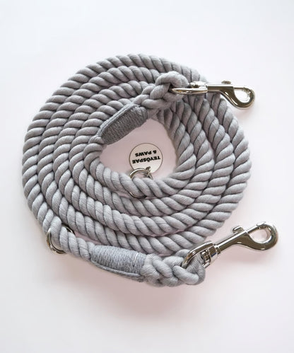 肩掛け ハンズフリーロープリード 210cm -GRAY/グレー &lt;SILVER&gt;