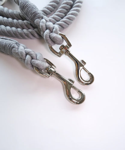 肩掛け ハンズフリーロープリード 210cm -GRAY/グレー &lt;SILVER&gt;
