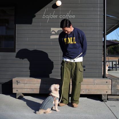 肩掛け ハンズフリーロープリード 210cm - OLIVE KHAKI/オリーブカーキ <GOLD>